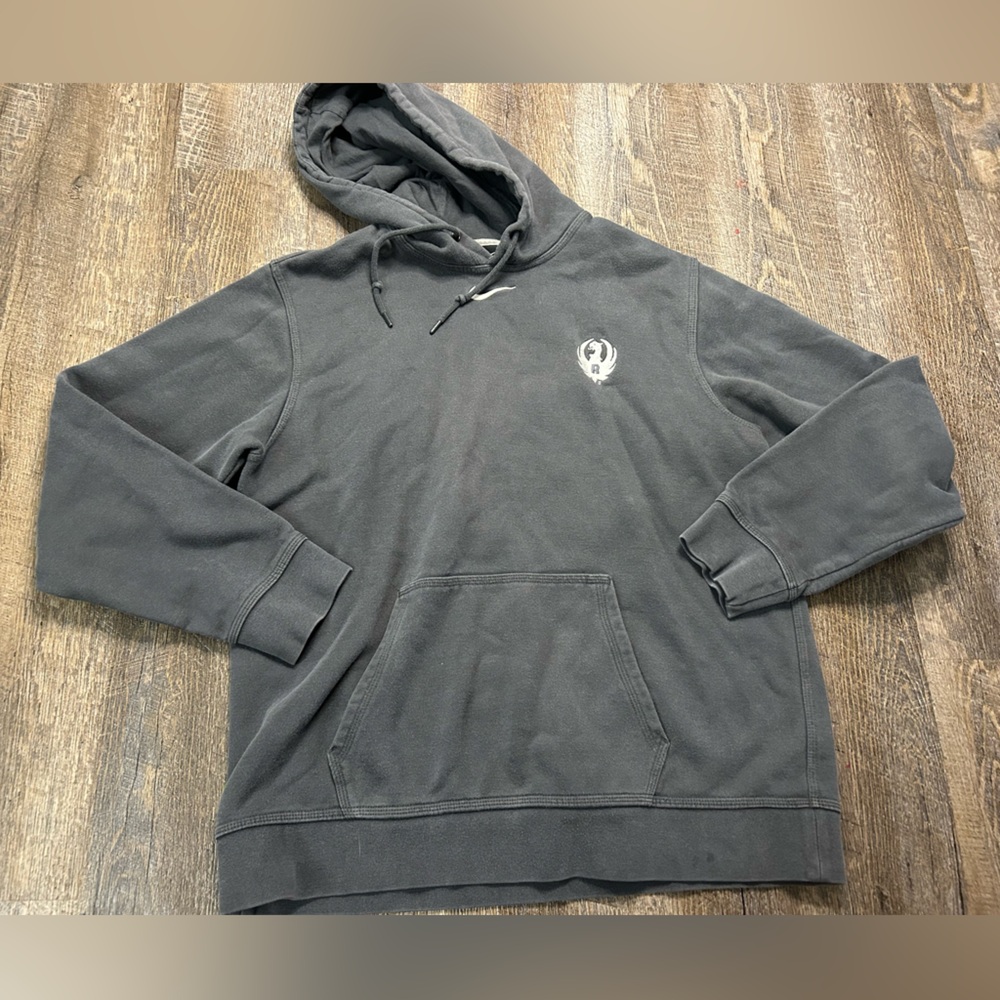 Nike Ruger Firearms Swoosh Hoodie Sweatshirt Large Train Compete Defend